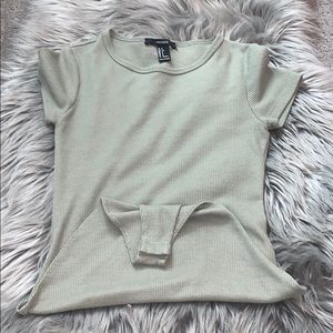 olive green bodysuit